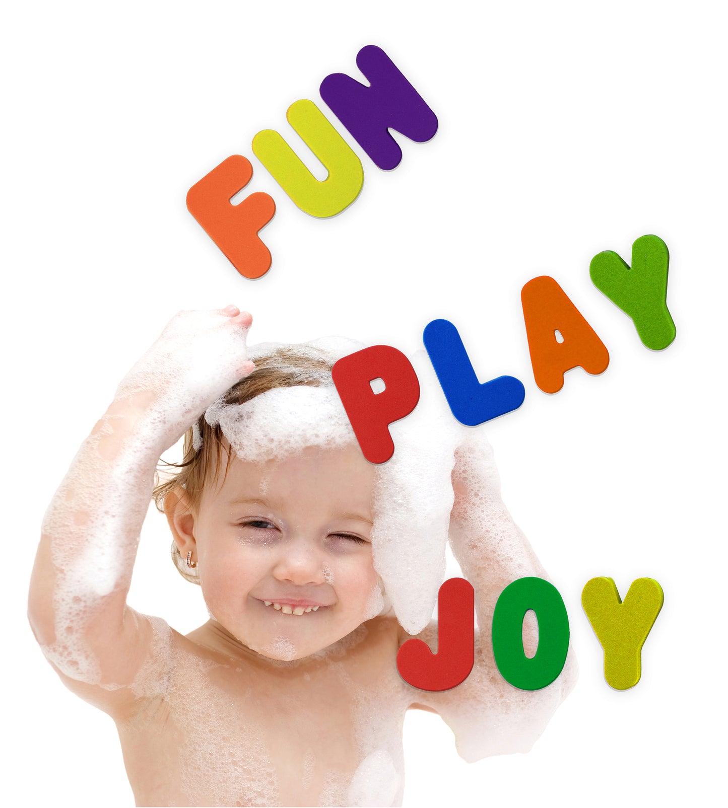 36-Piece Set. Stick-On Foam Letters & Numbers