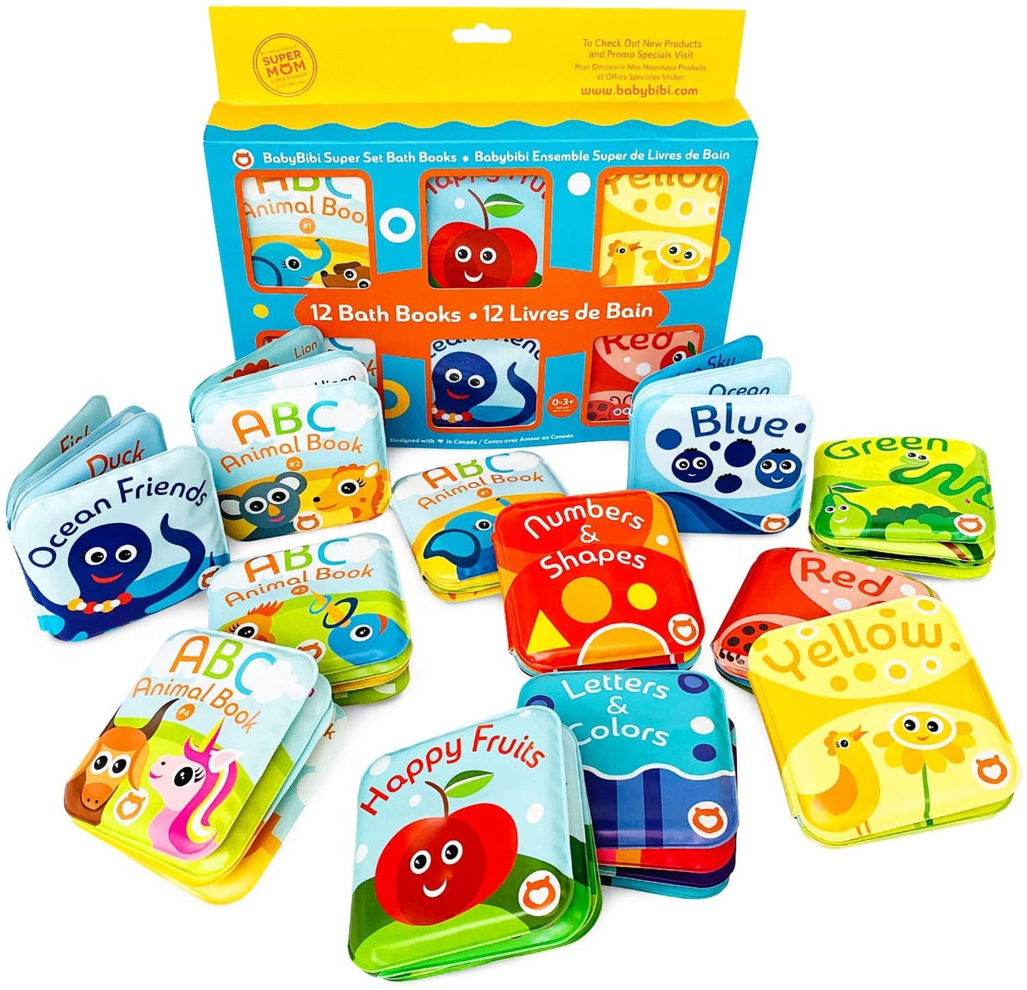 Super Bath Book Set of 12