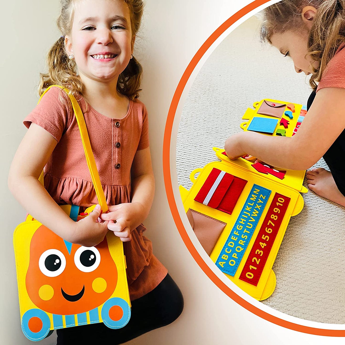 Felt Train Busy Board