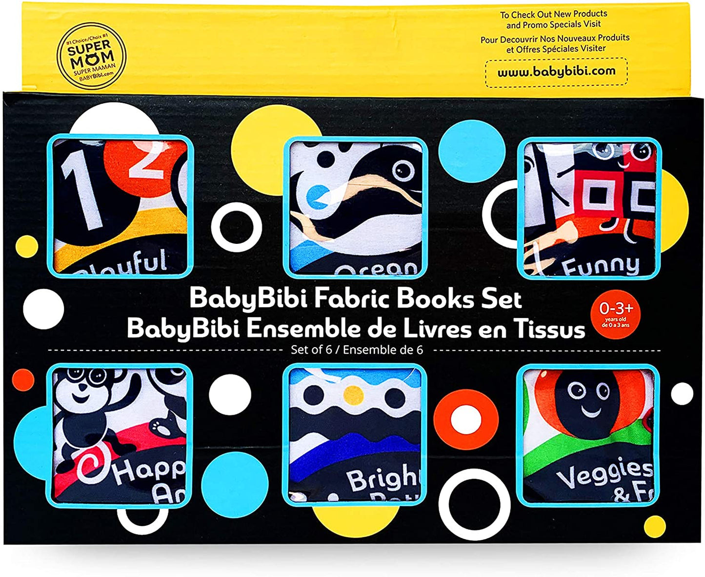 High Contrast Black & White Soft Books
