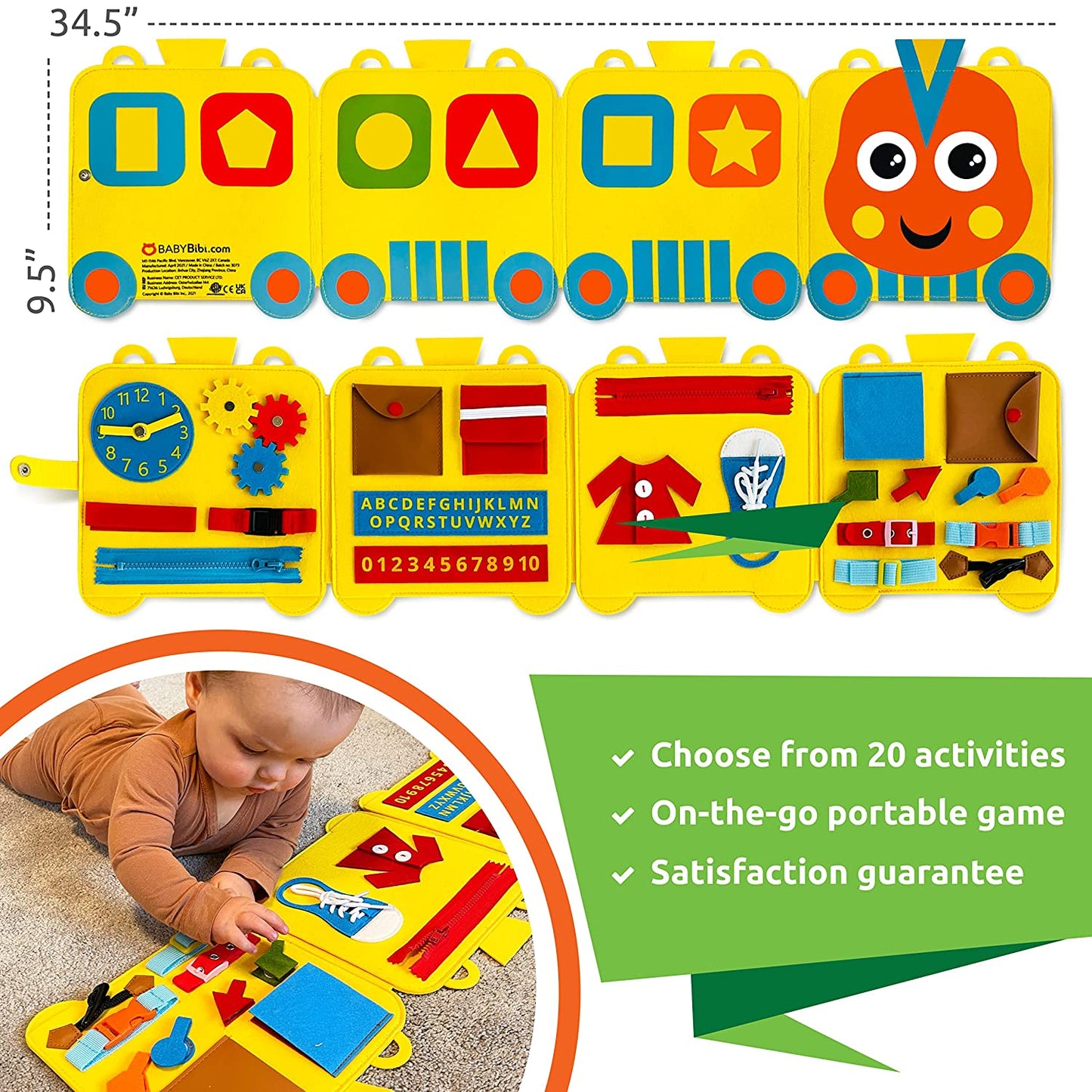 Felt Train Busy Board