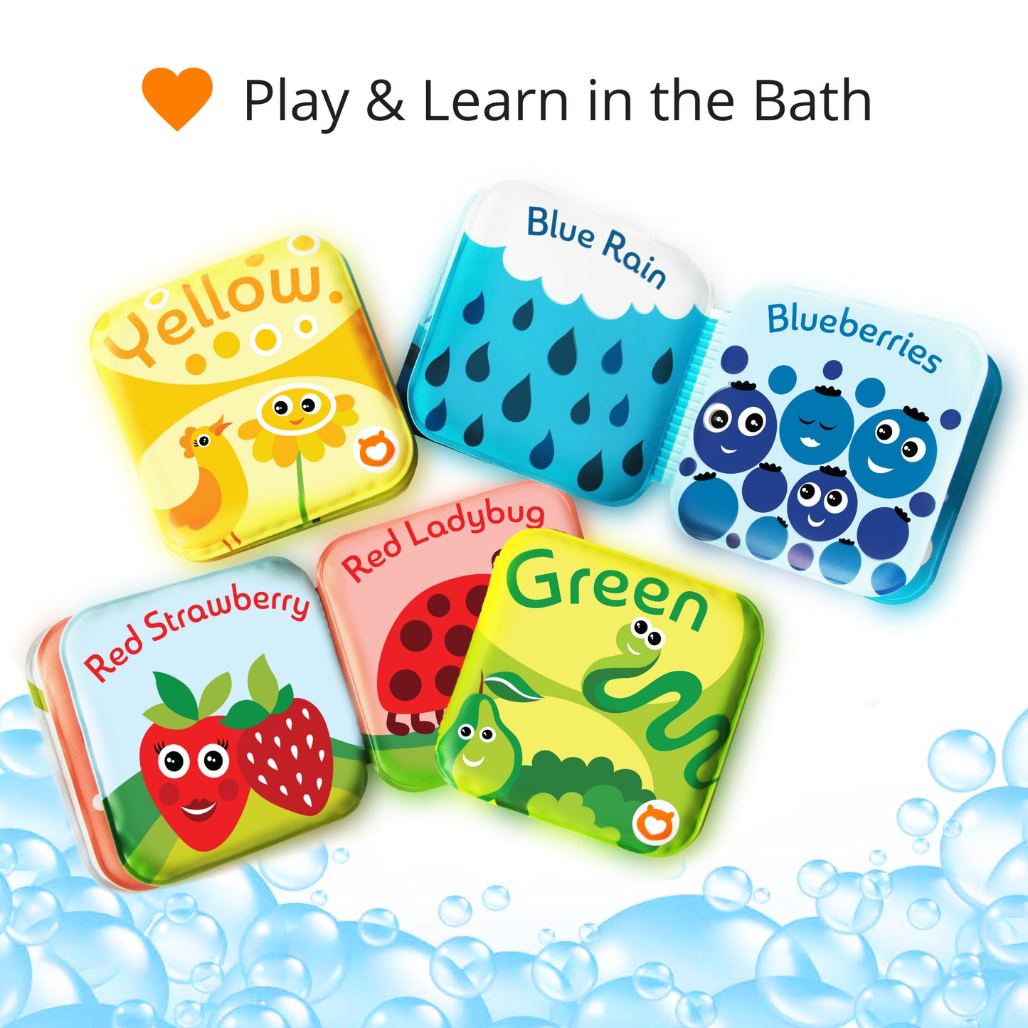 Color Recognition Bath Books
