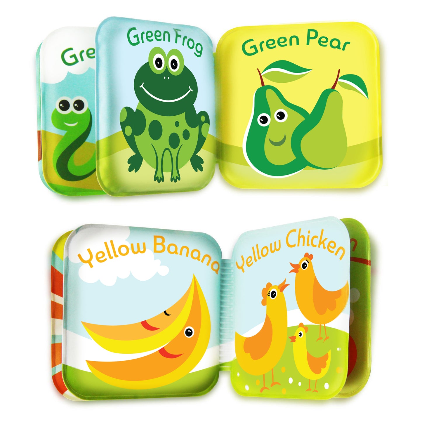 Color Recognition Bath Books