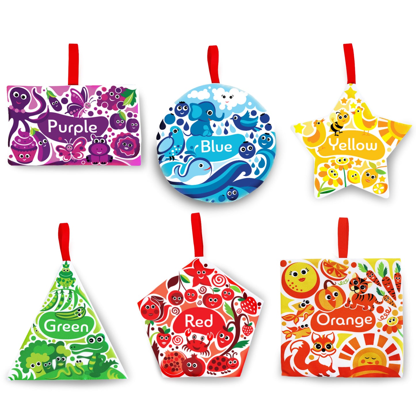 Crinkly Shapes Sensory Toy for Babies