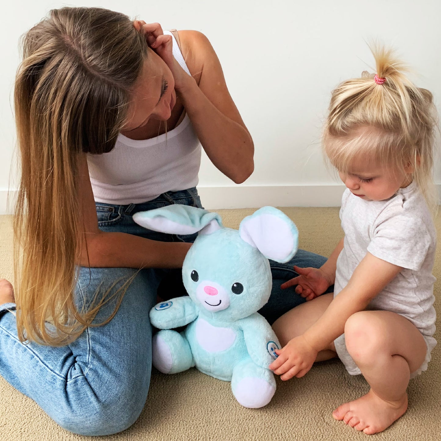Soft Interactive Stuffed Bunny