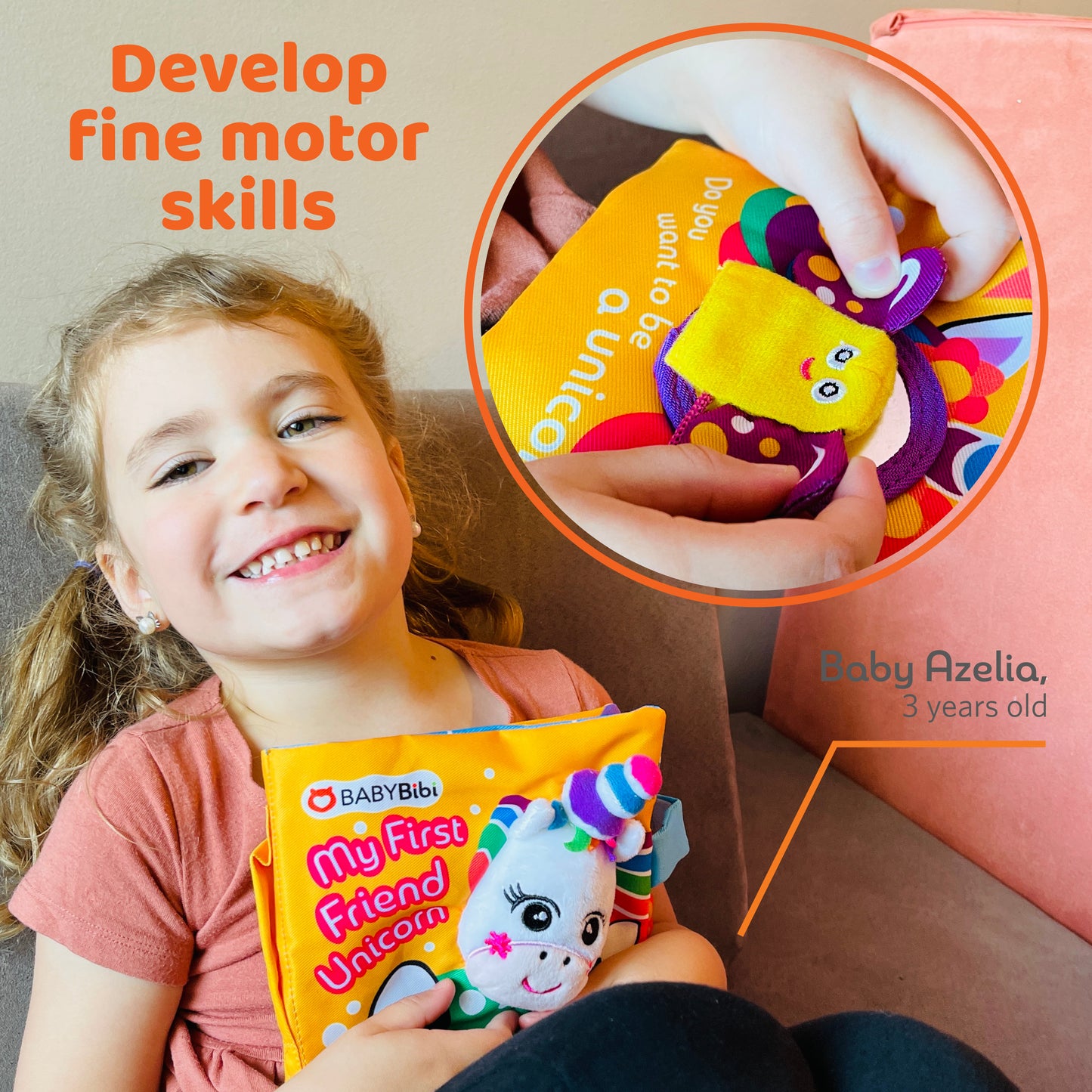 My First Friend Unicorn Cloth Book