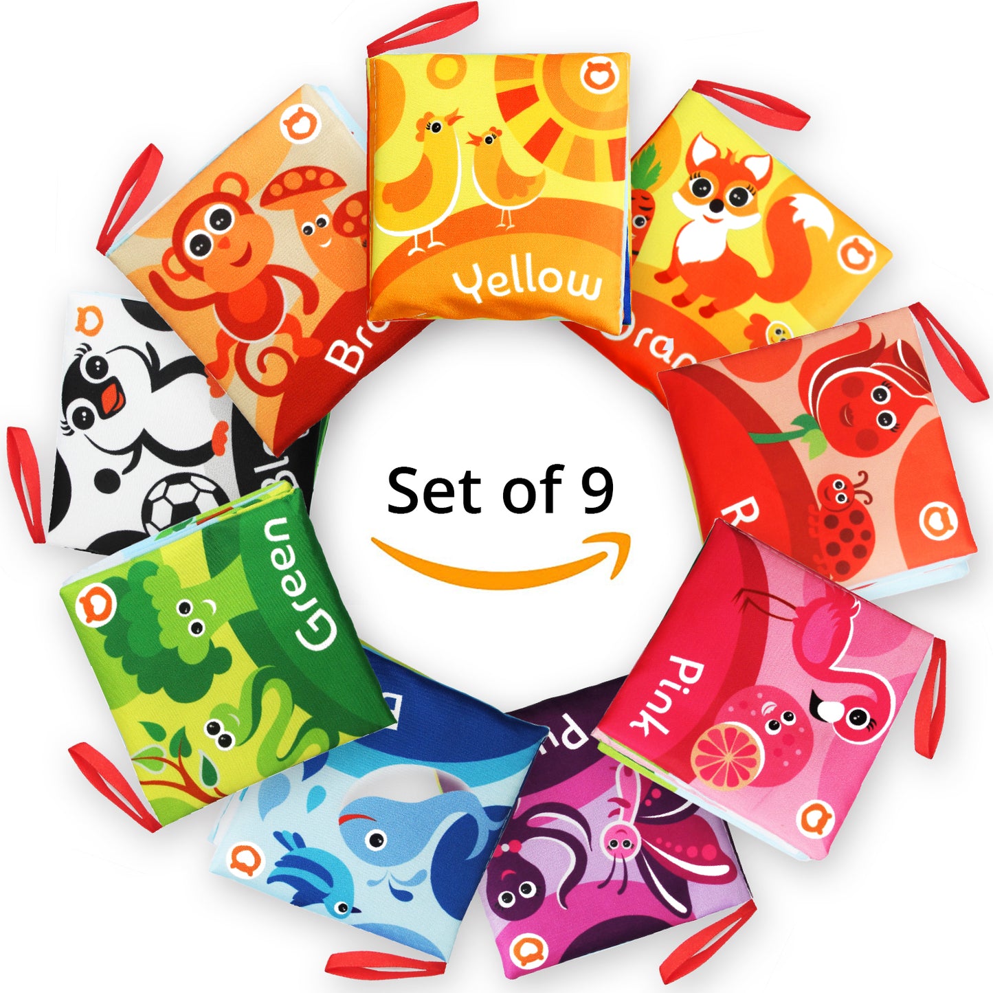 Color Recognition Cloth Books