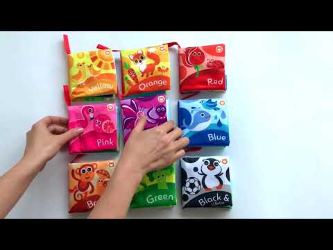 Load and play video in Gallery viewer, Color Recognition Cloth Books
