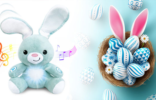 What’s in a game of Peek-a-Boo Easter bunny toy anyway?